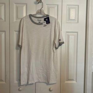 Men’s Champion Gray/Cream Casual T-Shirt